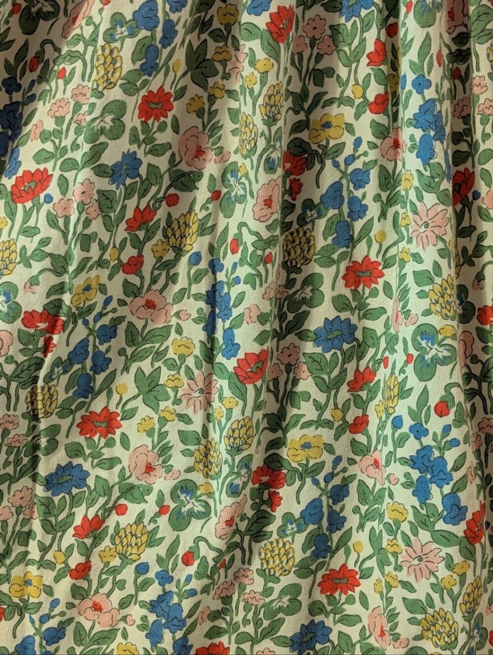Mini Boden Long Sleeve Floral Dress With Pockets - Picture 5 of 5